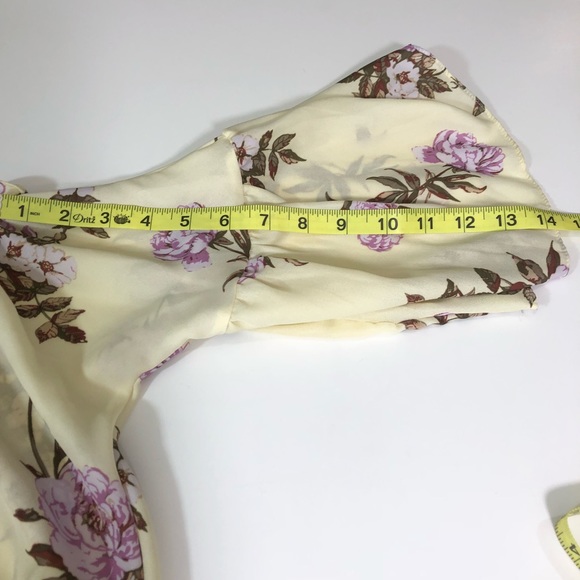 Say What? Floral Off-The-Shoulder Peasant Top XS - Picture 7 of 8